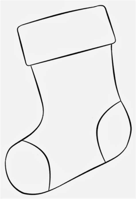 outline of stocking